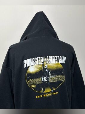 Bruce Springsteen & The E Street Band 2024 World Tour Sweatshirt Hoodie Size XL